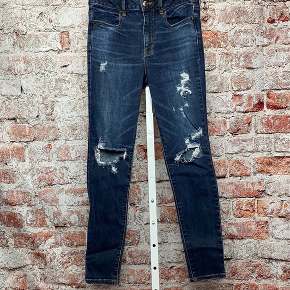 American Eagle Outfitters Denim - American Eagle Womenʻs Hi-Rise Distressed Jeggings Size 8